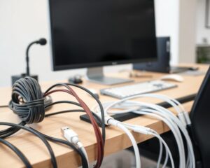 Cable management: evitando trailing por puxão de fio