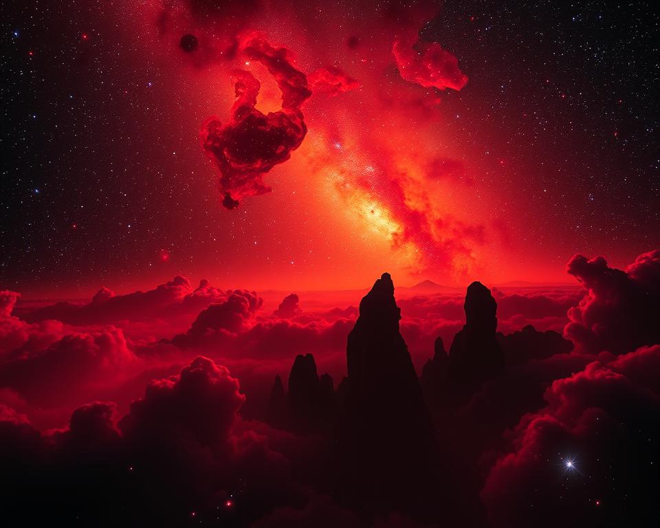 Filtro H-alpha: realce regiões de emissão nas nebulosas