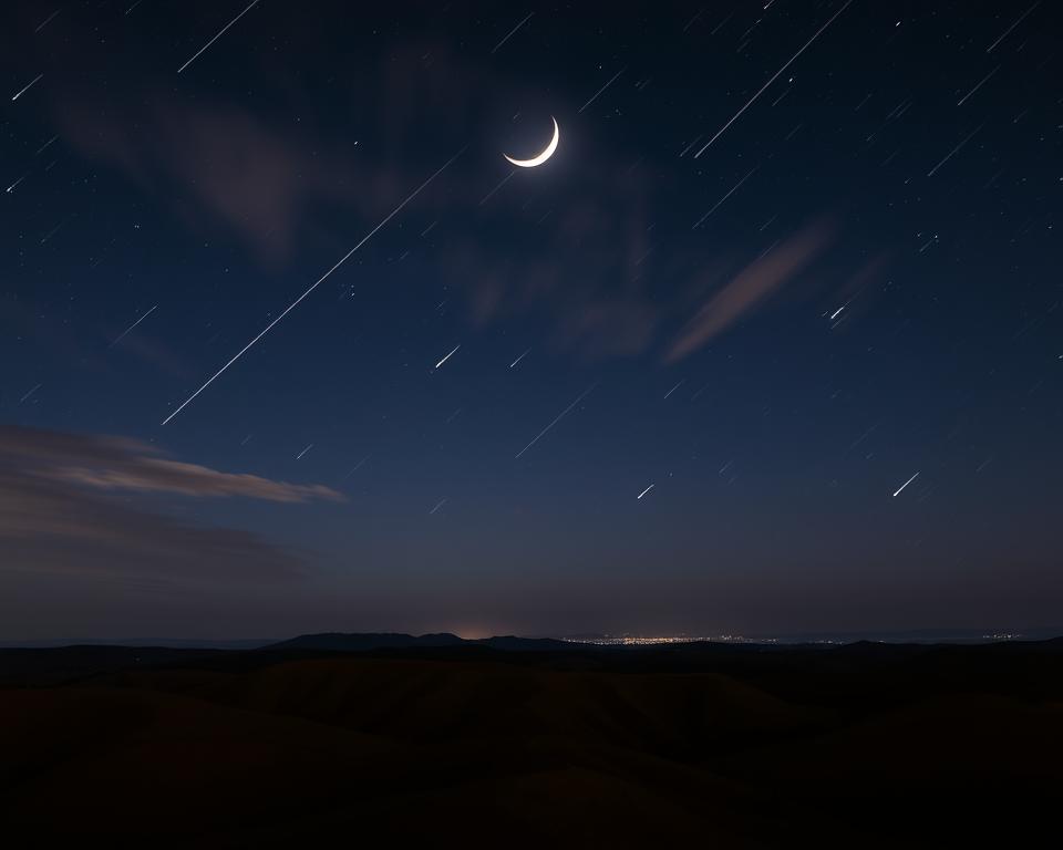 Orionídeas e Lua minguante: dupla perfeita para madrugada