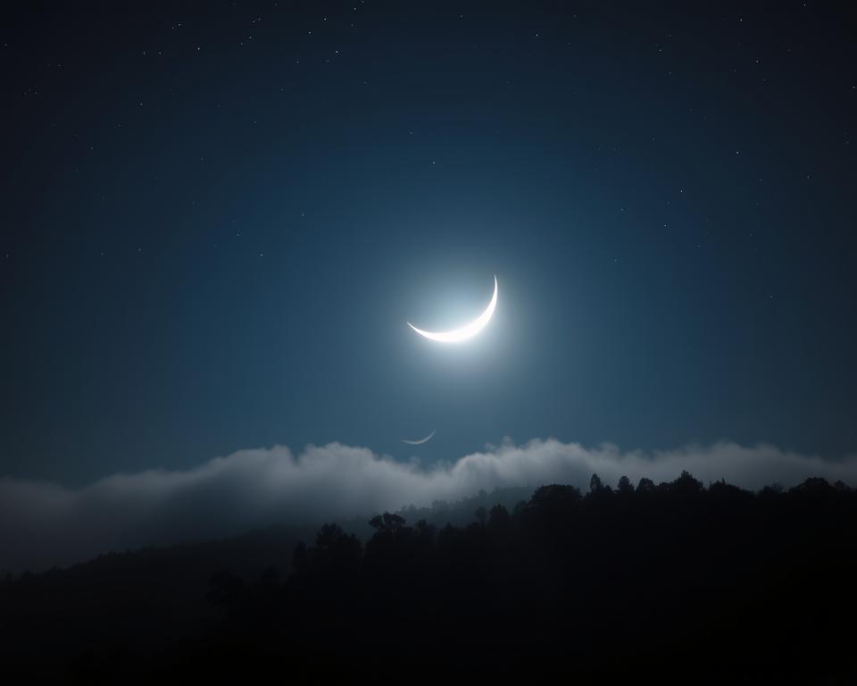 Orionídeas e Lua minguante