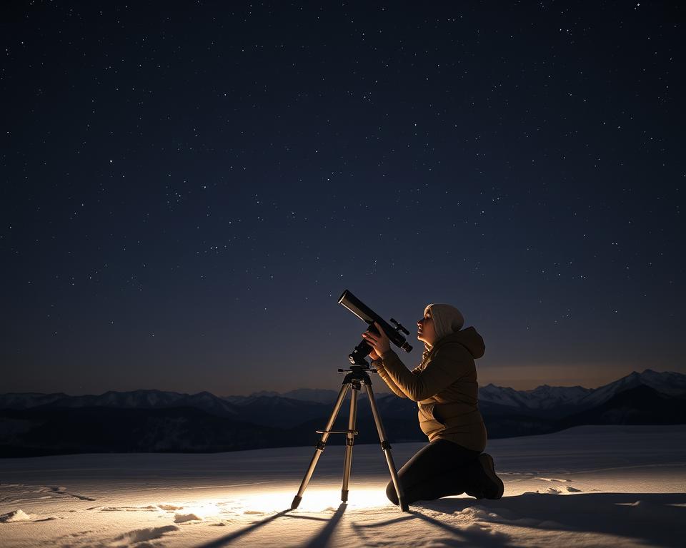 Polar alignment rápido usando o método da estrela de Kochab