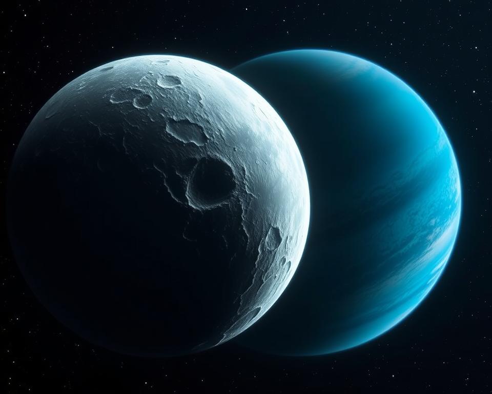 Tritão, o maior satélite de Netuno