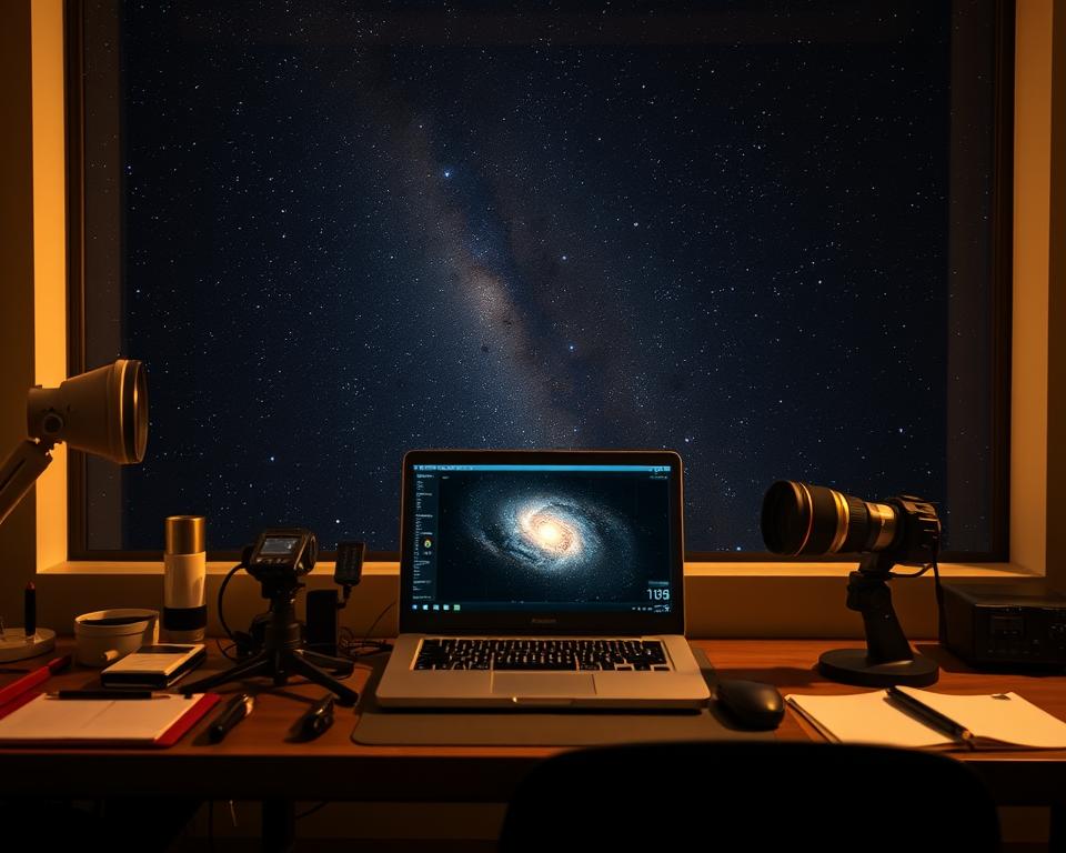 análise de resultados em astrofotografia