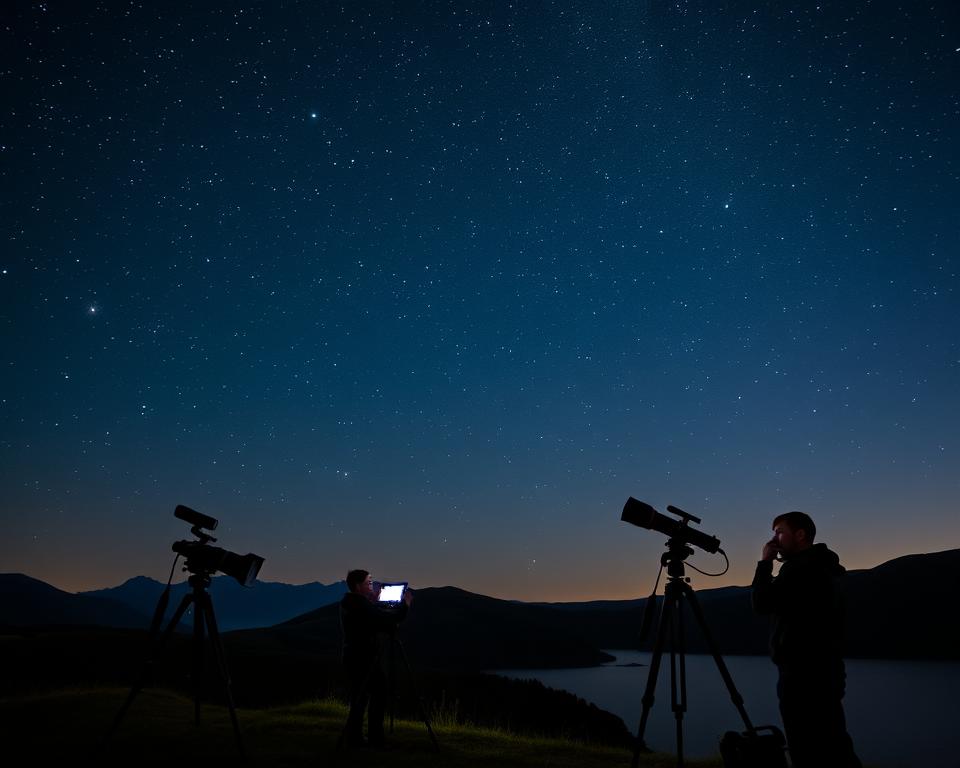 experiências de profissionais em astrofotografia