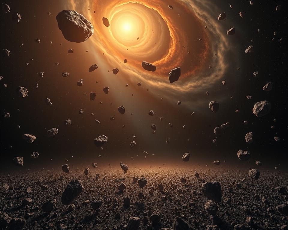 formação dos asteroides