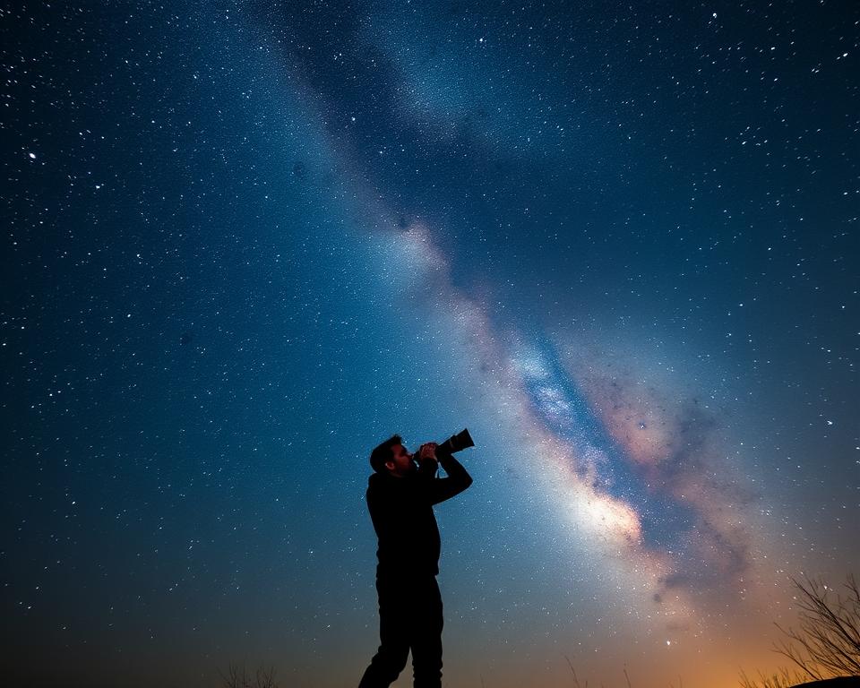 fotografando o céu noturno