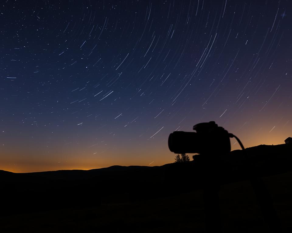 longa exposição astrofotografia