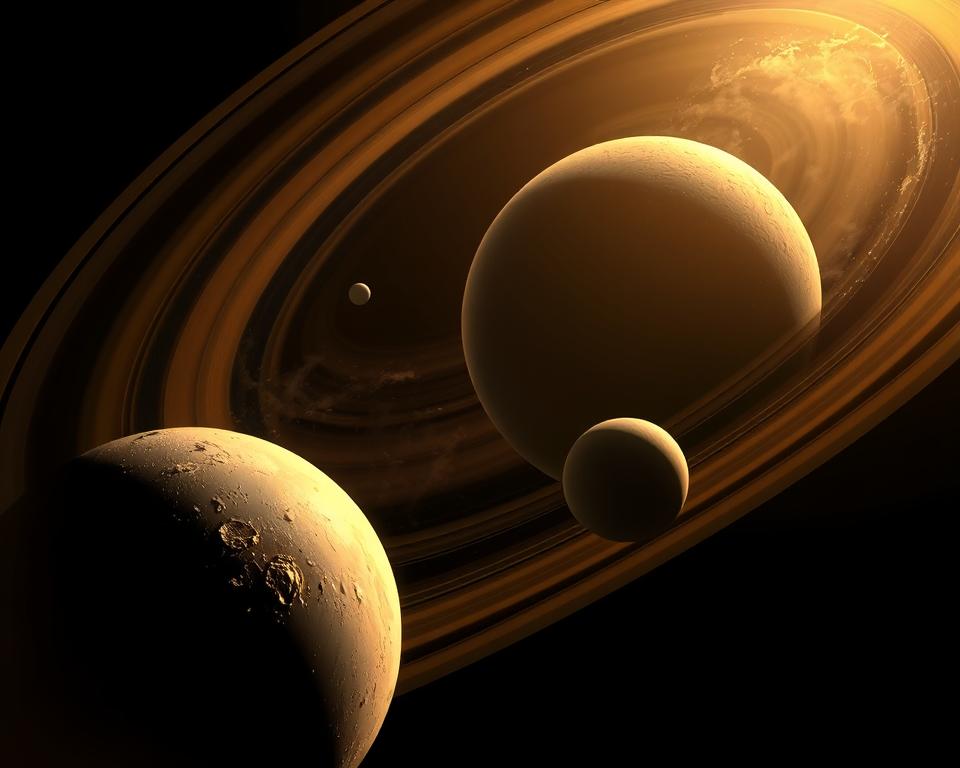 novas luas de Saturno