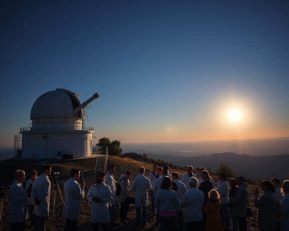 preparativos para eclipse solar total