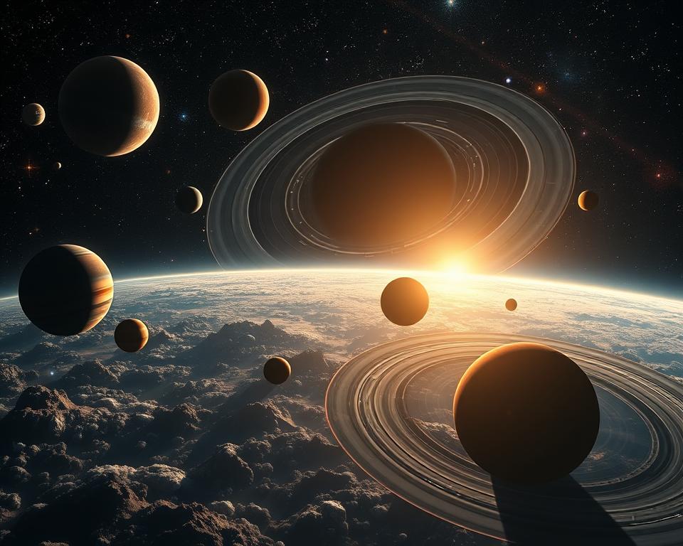 sistemas planetários notáveis