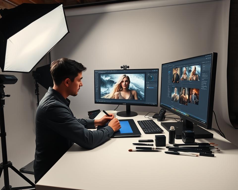 técnicas avançadas de Photoshop