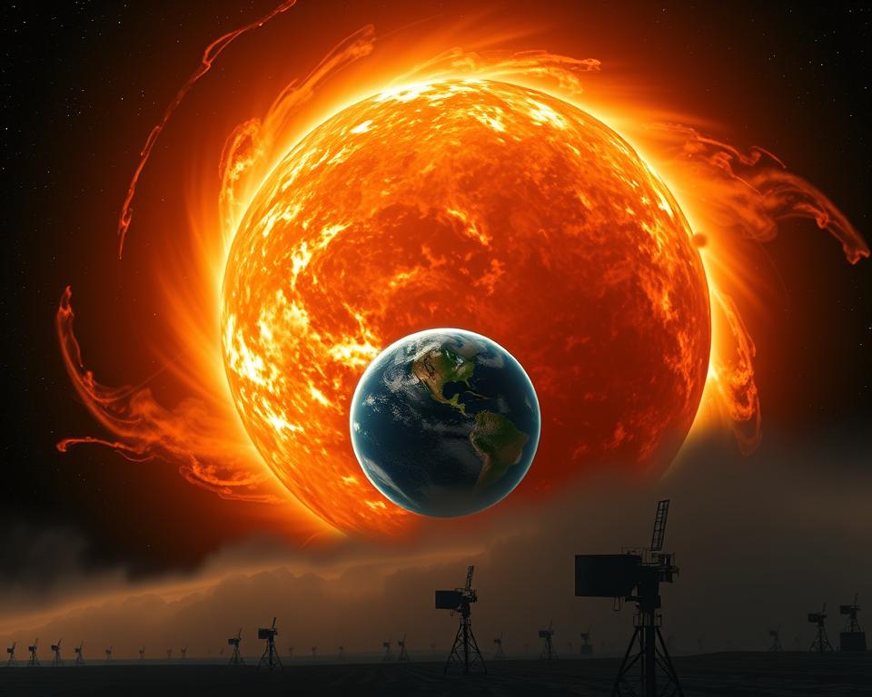 Efeitos solares no clima espacial