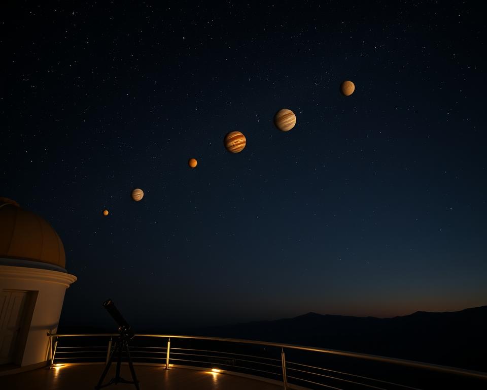 conjunções planetárias