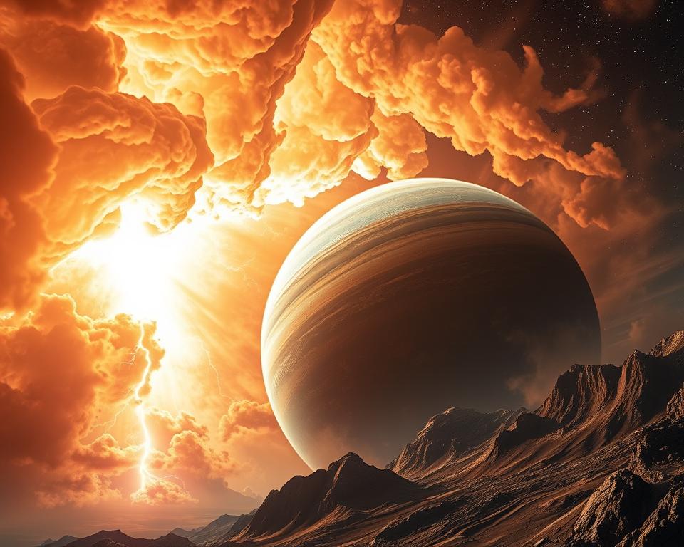 evolução atmosférica planetária