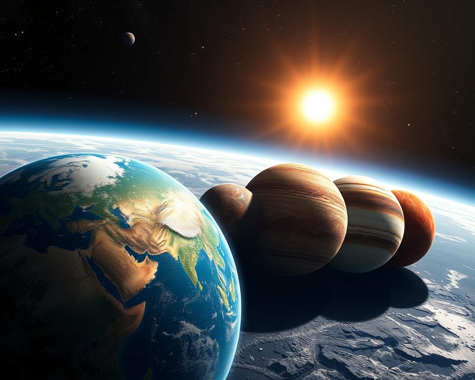 planetas terrestres e distribuição de água