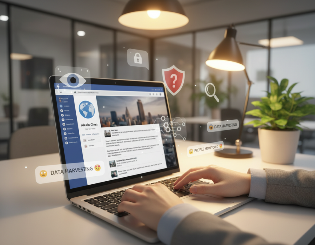 rastreamento de perfil facebook segurança