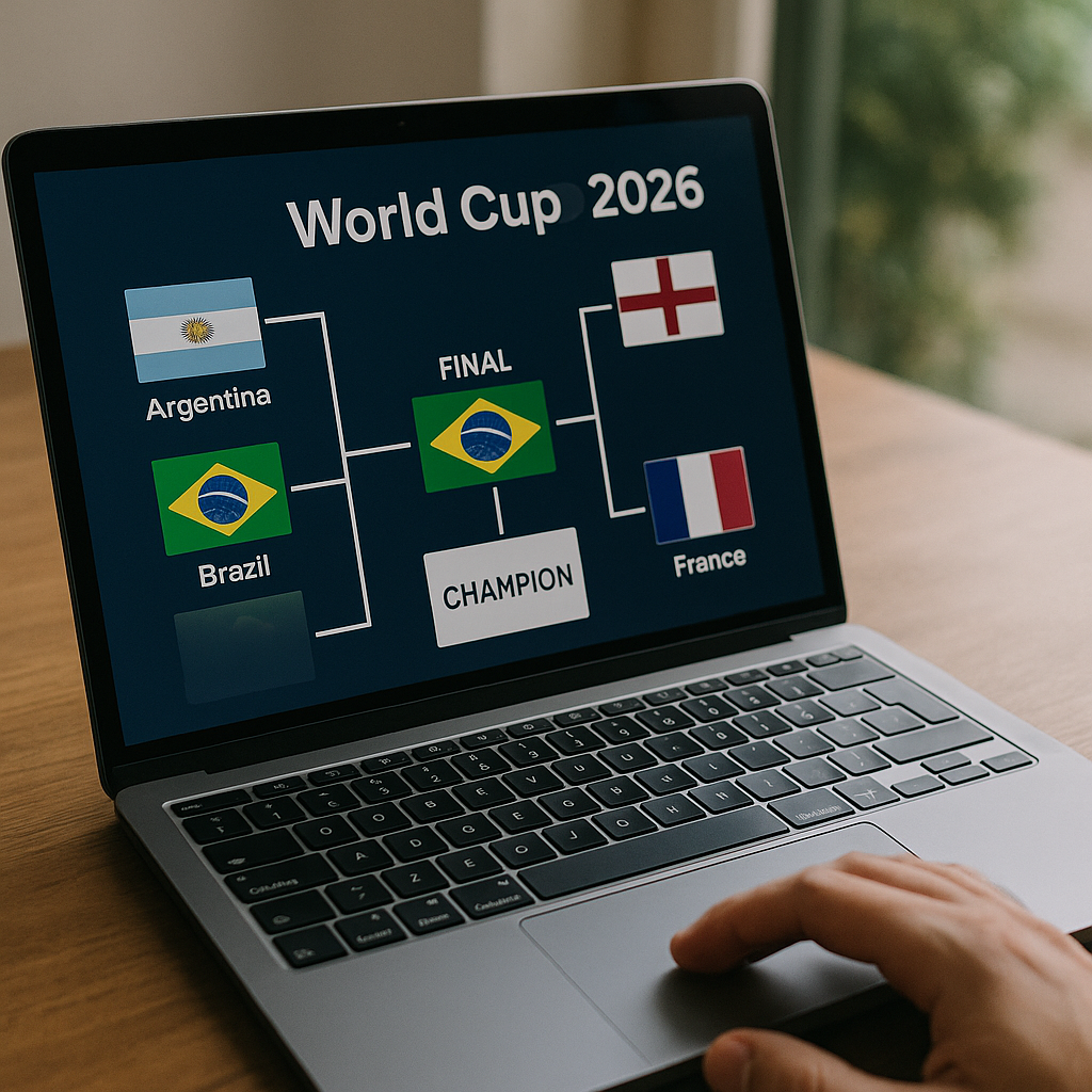 Preveja os campeões da Copa 2026 com simulador