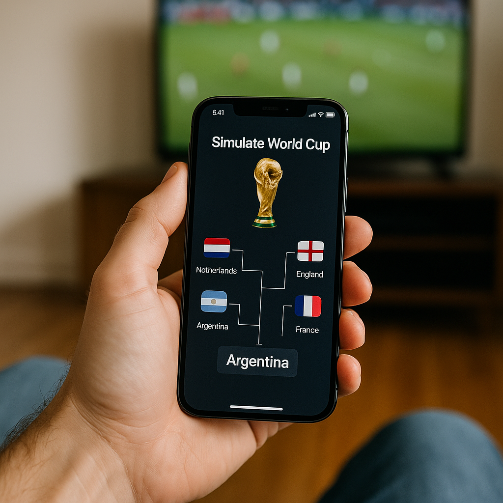 O app que prevê quem pode ganhar a Copa