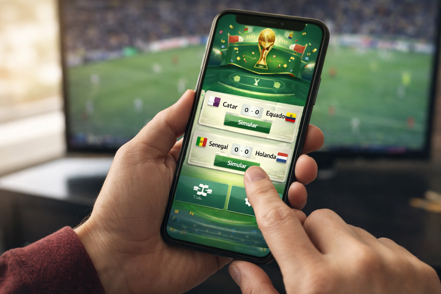 Simular cenários de resultados da  Copa 2026 com app gratuito
