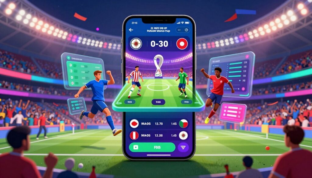 o que são aplicativos para simular resultados da copa do mundo 2026?