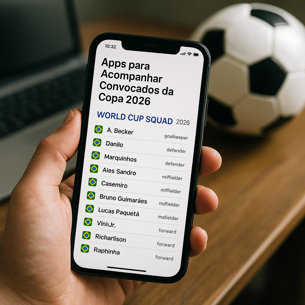 Apps para Acompanhar Convocados da Copa 2026