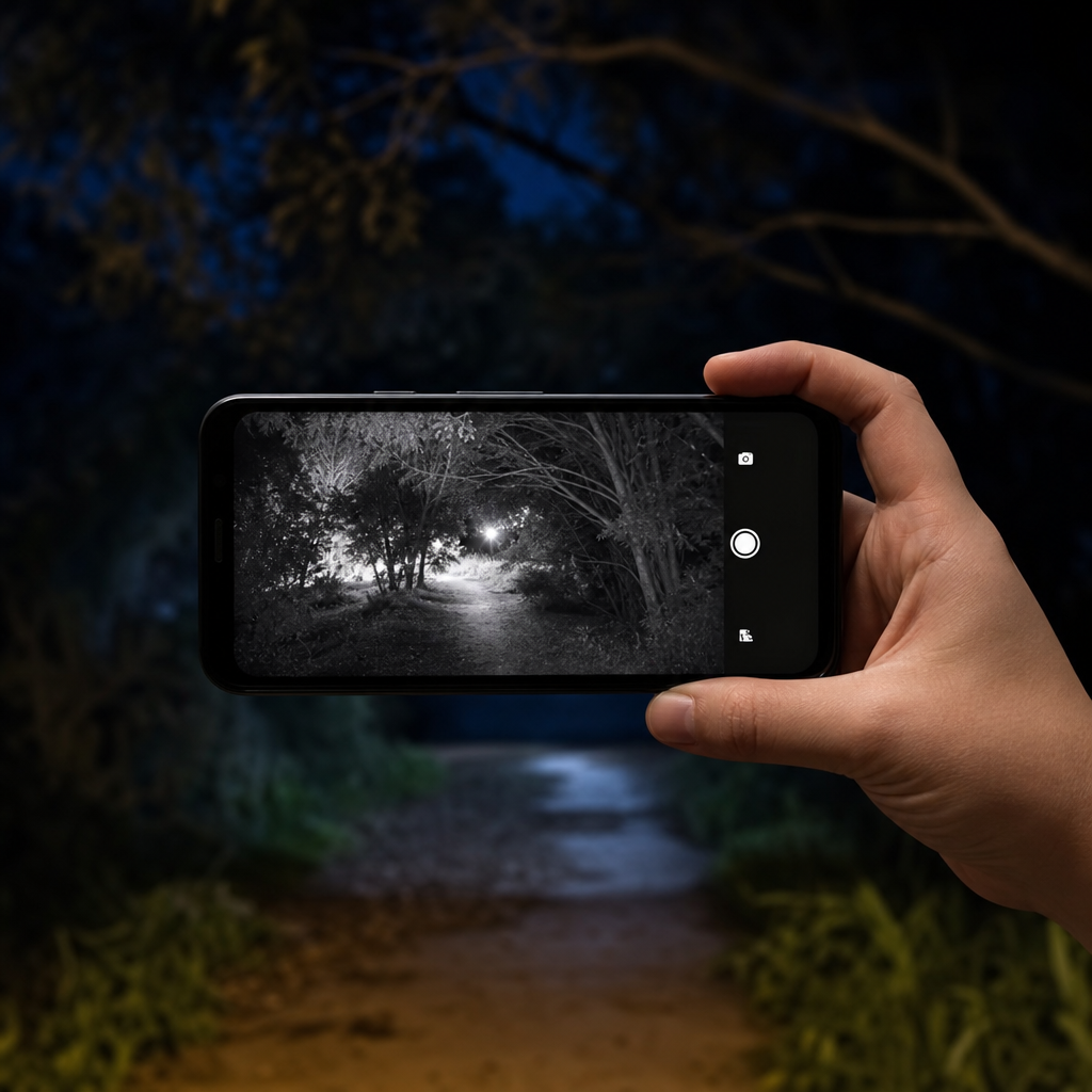 Aplicativo de Câmera com Visão Noturna