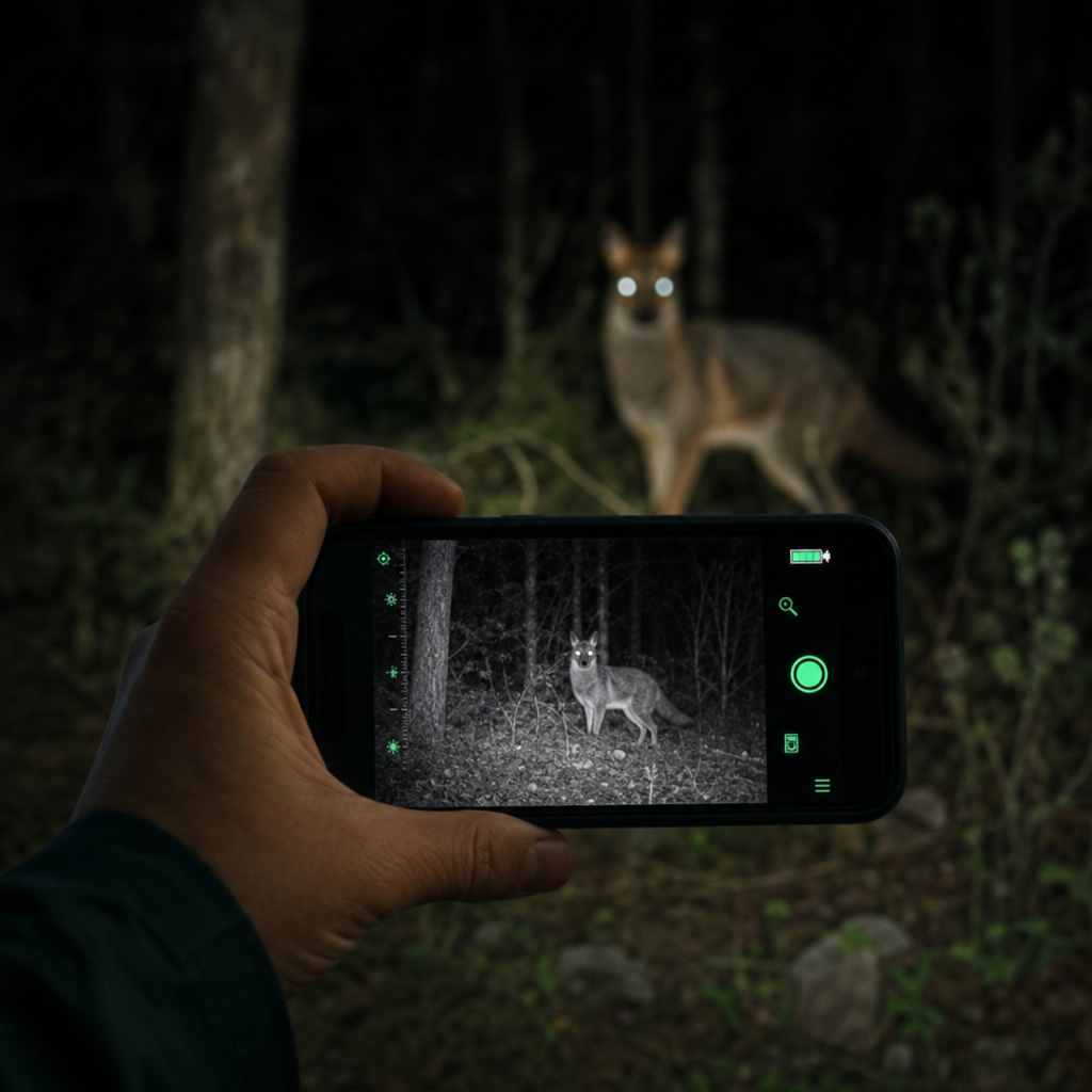 Aplicativos de Visão Noturna para Observar Animais à Noite