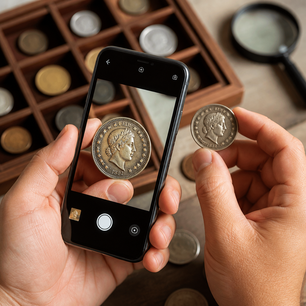 Como Analisar Moedas Raras pelo Celular