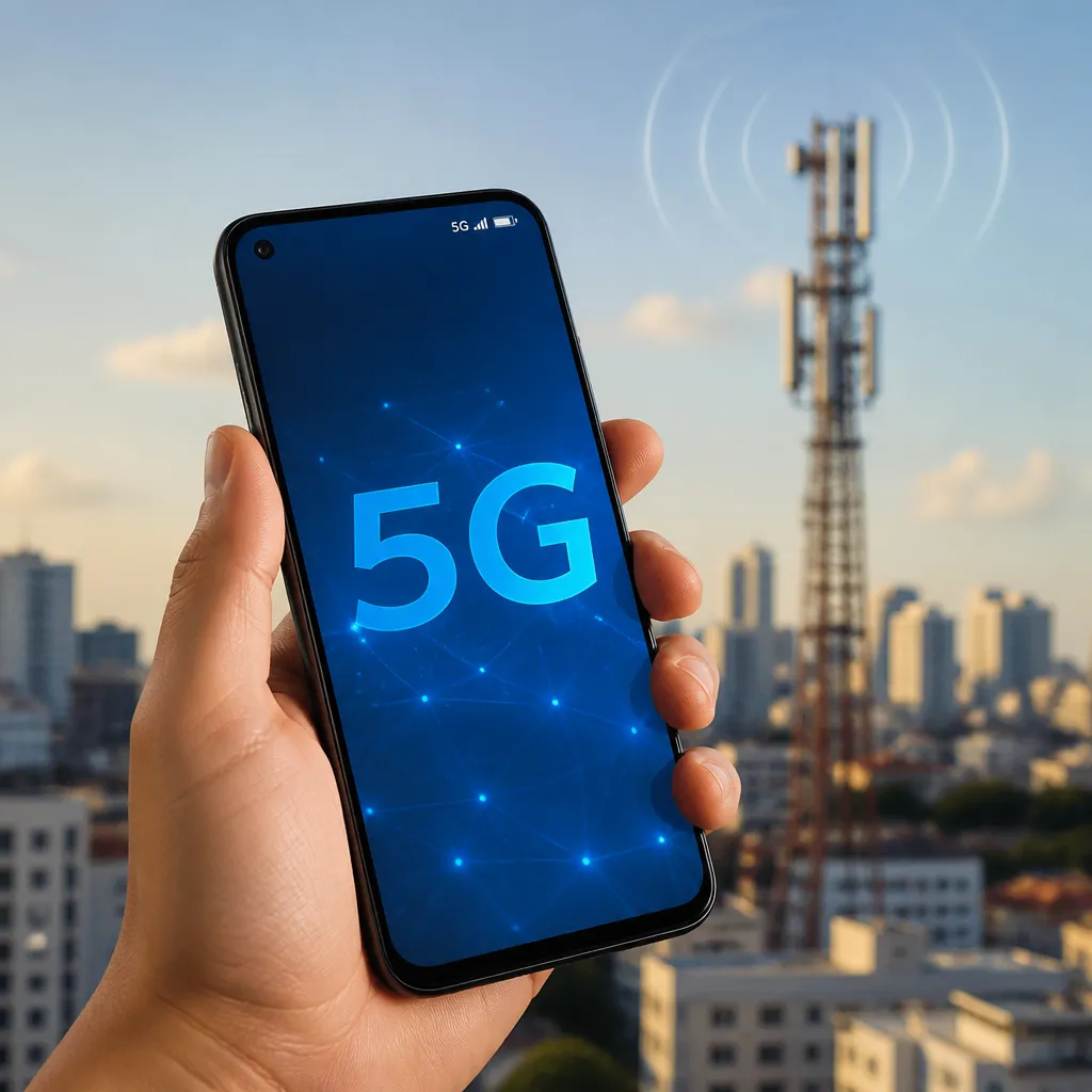 Ative 5G no seu celular em 3 passos simples