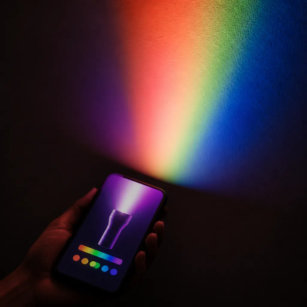 Lanterna Colorida: App com Cores Vibrantes