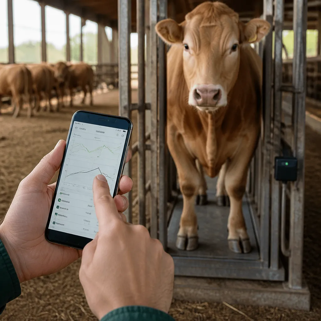Tecnologia para Acompanhar o Peso dos Animais pelo Celular