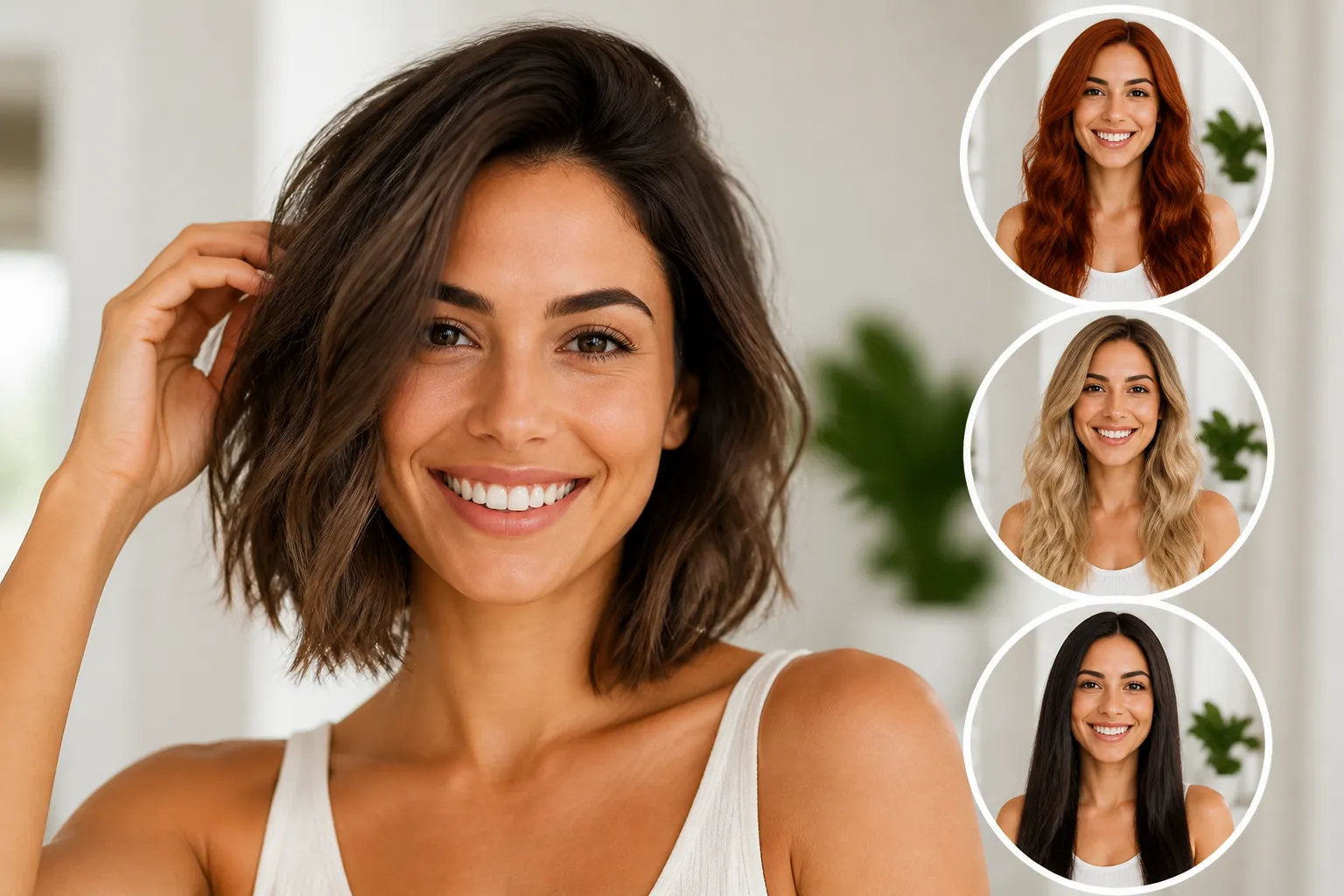 Veja Como Fica Seu Cabelo Novo na Foto em Segundos