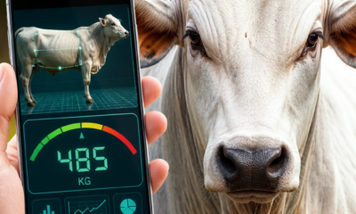 Você pode estimar o peso do seu gado usando o celular